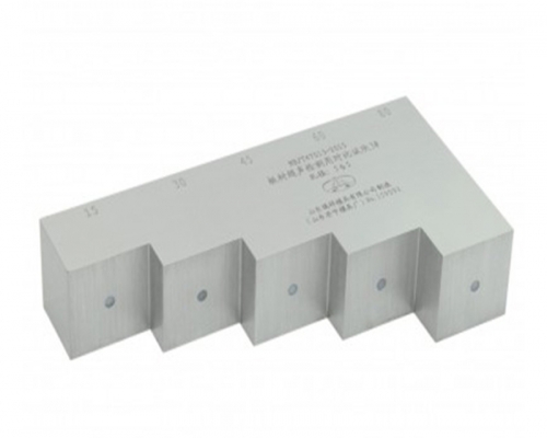 Ultrasonic testing of plate compared to test block - pressure equipment testing ultrasonic non-destructive testing